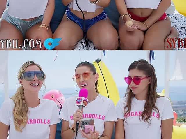 READING YOUR COMMENT GETS OUR CUNTS MOIST! 3 EXCITED GALS PLAY WITH FAVOURITE TOYS
