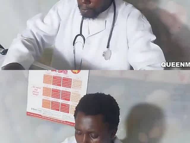 Doctor be careful my spouse is here
