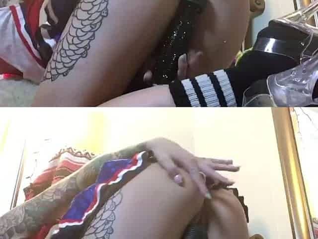 Cute blonde amateur webcam teen masturbating