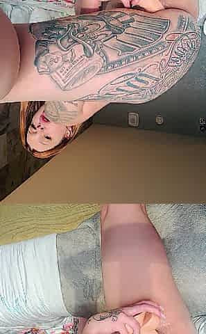 CUM LEAKING DOWN MY LEG