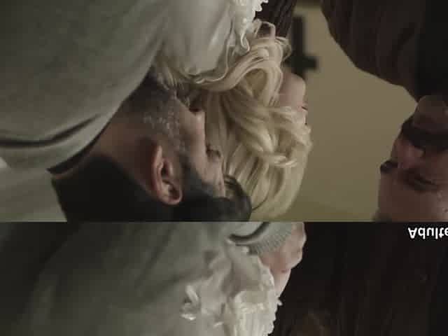 Lustful Young Girl Lexi Lore Gets Spitroasted By 3 Older Sinful Priests