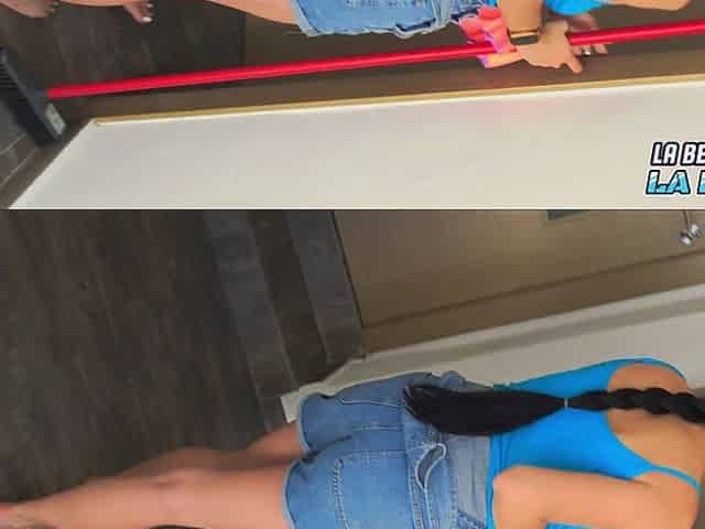 Colombian Girl Asks Her Amateur Boss to Have Sex with Her Big Boobed Doll Amateur! Cum on Feet