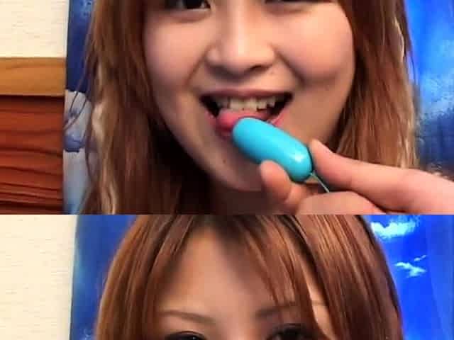 Hot japanese teen goes solo