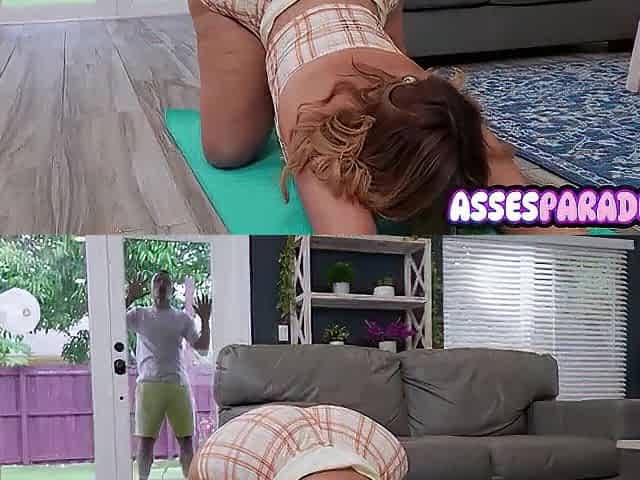 Plump Booty of Neighbour Vivian Taylor Thirsty for Hard Weenie and Screw it Coarse