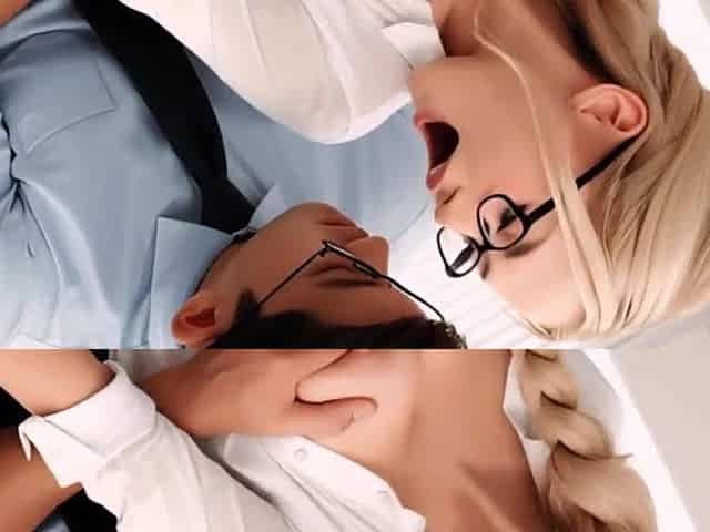 Lustful Golden-haired Secretary Gets Banged by Coworkers in Office (AI Generated)