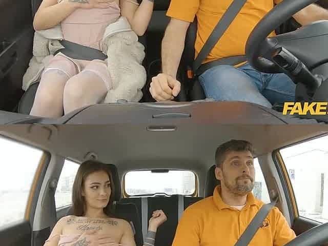 Don't Be Sad Screw Me in the BUTT - Fake Driving School