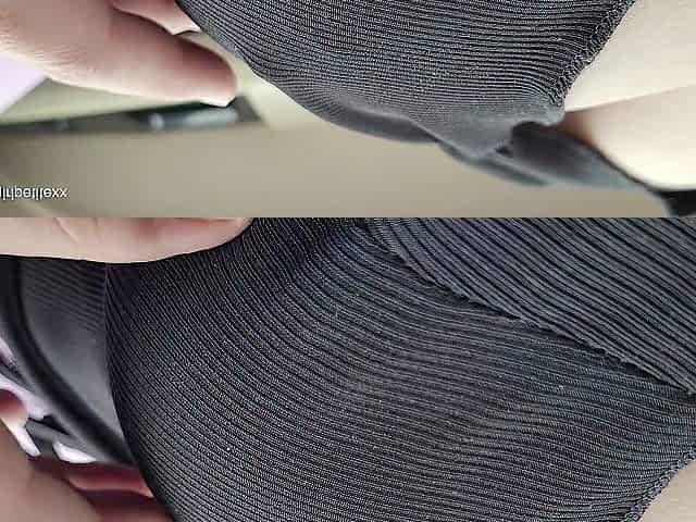 Tiny Large Tits Grinding on Dong in Constricted Yoga Panties