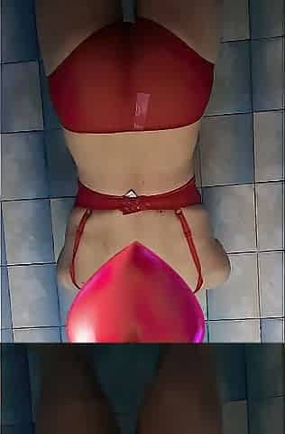 Sissy Marina in the shower