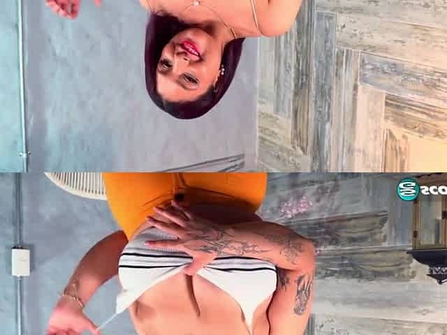 Ashlinx Was Eager To Show Her Huge Tits