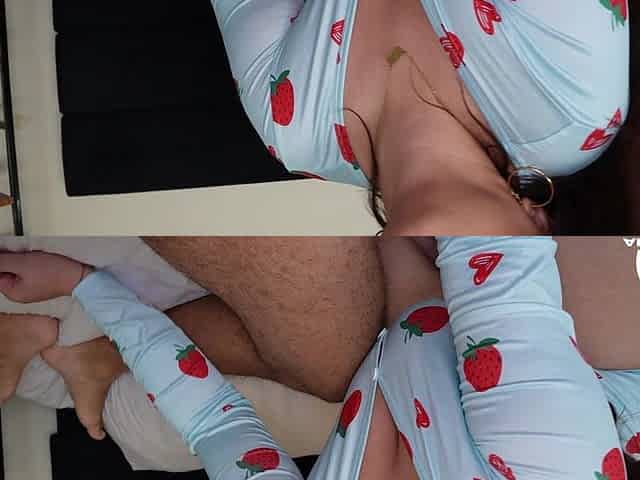 Thick Stepsis Scarlett Venom Seduces You in Her Sexy Pajamas