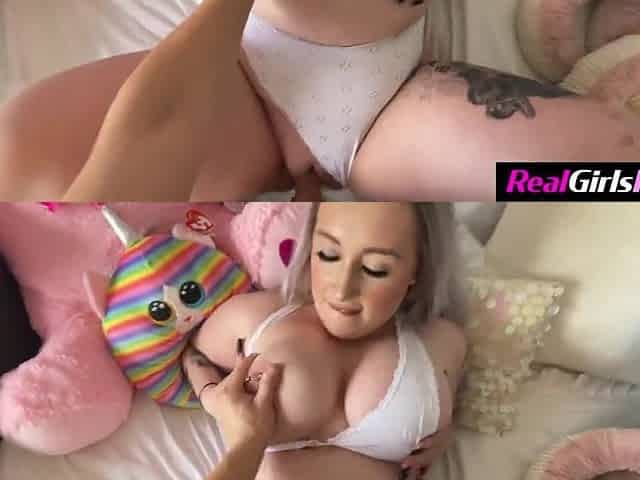 Gorgeous Large Tit Golden-haired Bangs Joshua Lewis For The 1st Time - Harley Jade