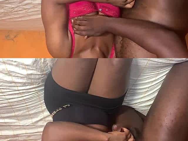 Black Pair Coarse Riding in Couch