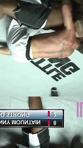 Passionate sex with big tits black sexy babe