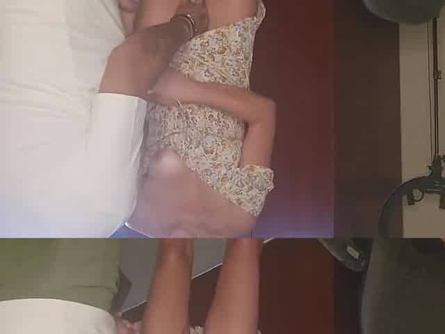 Finger Fucking My Friends Girlfriend While She Jerks Me Off