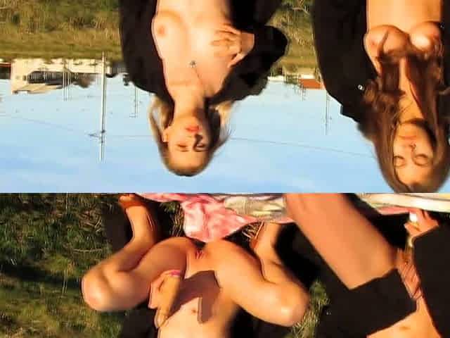 Elle amateur redhead teen outdoor