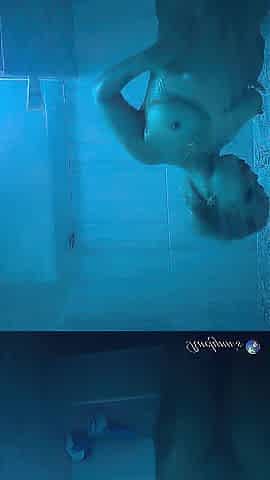 Soapy soaked shower climax