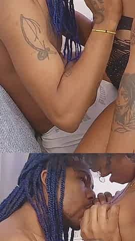 Boy Fucking Skinny with Butt Plug and Throwing Milk in Her Pussy