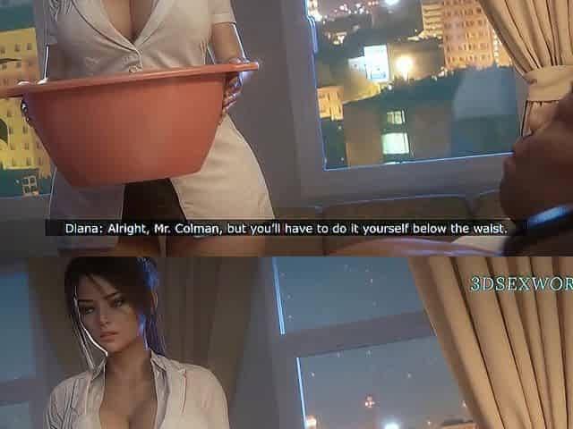 Kinky Nurse mother I'd like to fuck uses his Body to Healing BBC Patient (CG Comics Sexgame)