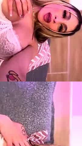 Big boob brunette masturbates on webcam