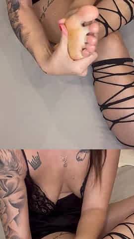 Sexy Oily Massage In My Petite Feet