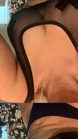 Cute blonde with big boobs solo