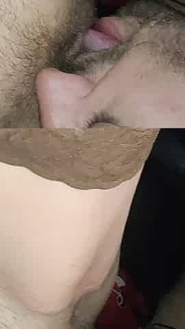 Snow Girl with Hairy Pussy