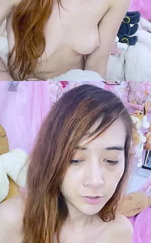 Beauty small tit amateur teen masturbating her shaved pussy