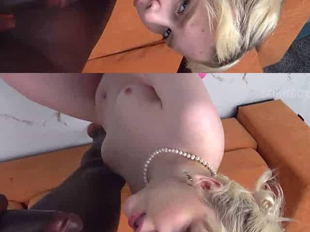 19yo Sweetie Doll's first interracial penetration big black cock 0% pussy ATM BBC Balls deep anal Cum in Mouth EKS105