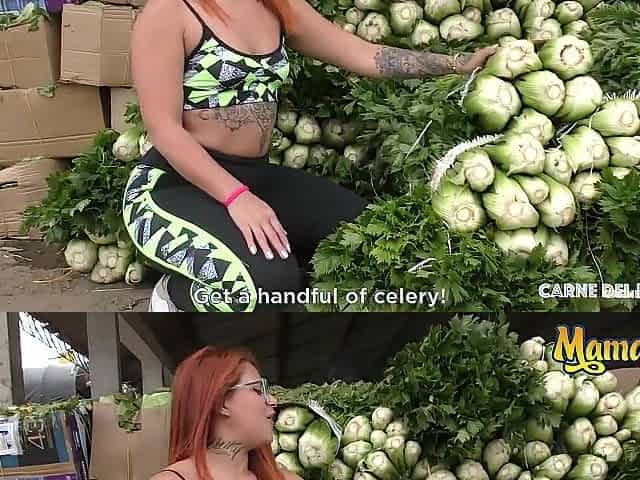 Carne Del Mercado - Teen Lalin girl Redhead Picked Up From The Market