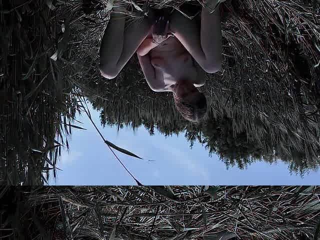Quick climax in the field. Female public masturbation in the forest. Nearly got caught stroking