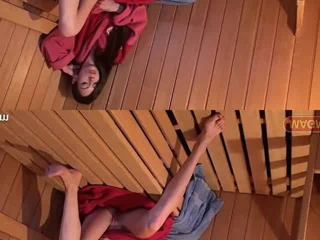 Youthful Angel Gets Sexually excited in the Sauna and Does It to the Old Dude