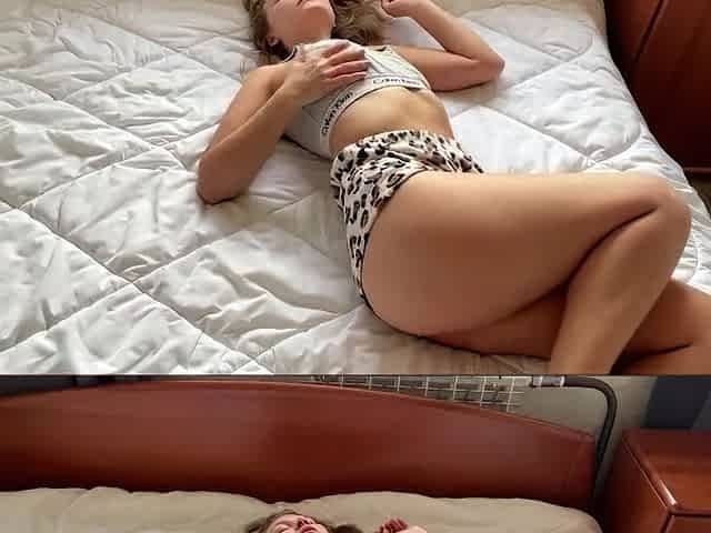 Masturbation and real climax. Ravishing morning