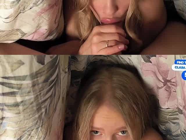 My roommate bangs me below the covers. Horny!