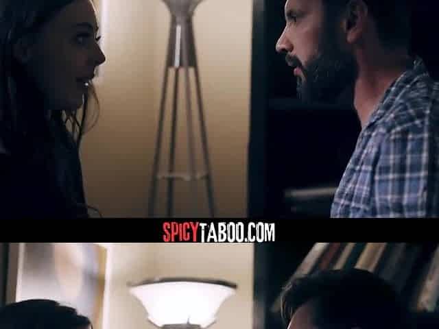 Lewd bitch have three-way with pervy dude and his silicone love doll - Whitney Wright
