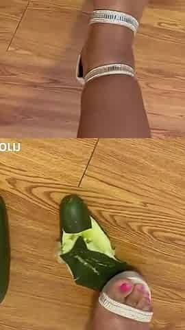 Squashing Eggplants in My High Heels