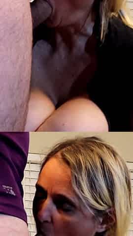 Wife Fucked Doggystyle Swinging Boobs Tit Face Fuck Cum