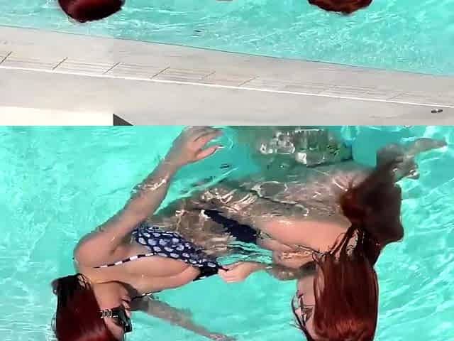 Alexsis & Lucy - At the Pool