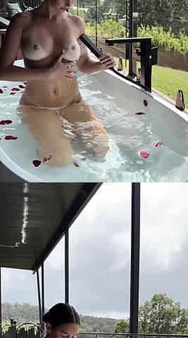 Ella Alexandra Flaunts Her Wet Body In A Tub Onlyfans Video