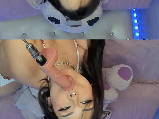 Thick Babe Has a Nice Time with Her Fuck Machine