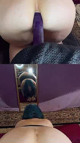 Large round ass anal sex tool screw