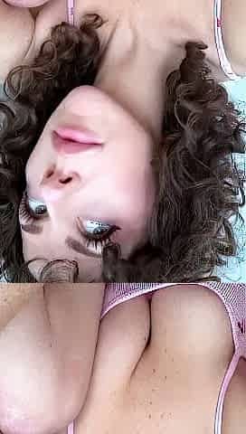 Affable Sweating white Fiona Costello masturbating