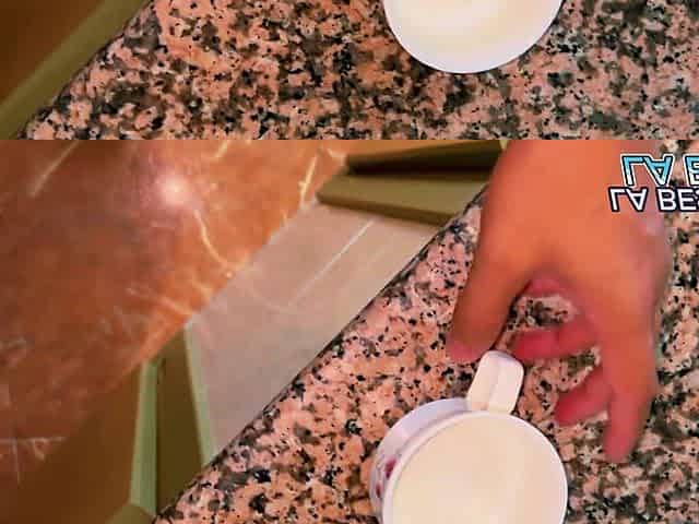 Neighbor Fucks Me in the Kitchen While I Ask Him for a Cup of Sugar.