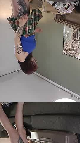 Incredibly Beautiful and Hot Freckles Redhead Influencer Girl Finds a Dick When Does an Unboxing Video