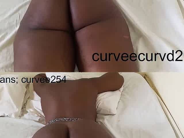 large afro butt nude at home