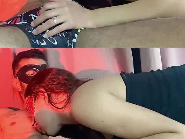 eighteen year old hotty doing a very palatable fellatio