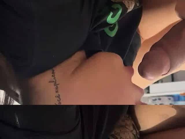My girlfriend's acquaintance knew I had a thick pecker