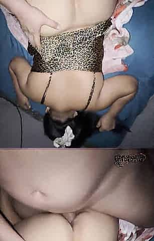 My mother-in-law catches me looking at her booty and ends up with my milk inside her.