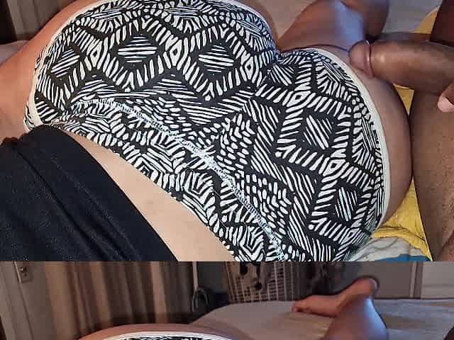 Hermanastro se pajea con mis bragas y luego da enorme corrida en mi cara - CUM ON CARA