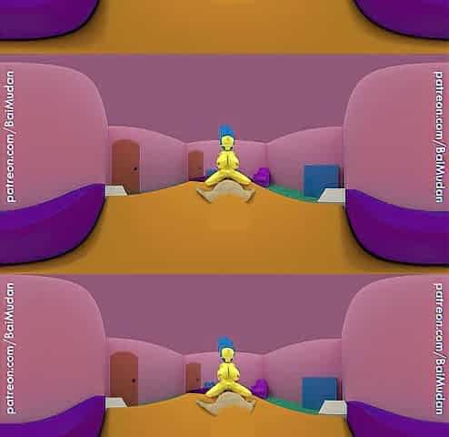 Simpsons Porn - Marge Rides U in VR