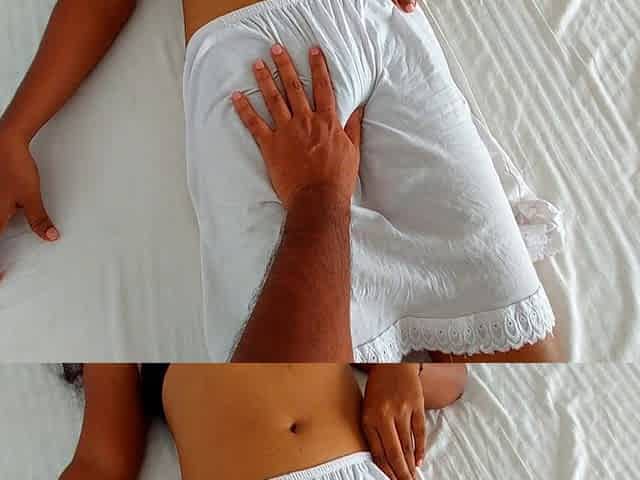 Accidentally Went My Step - Sister's Room When She Wears Under Skirt - Brown Girl - Sexy Brownis